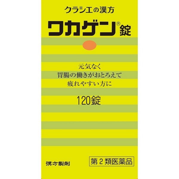 【第2類医薬品】《クラシエ薬品》 ワカゲン錠 120錠のサムネイル