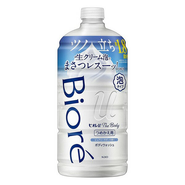 《花王》 ビオレu　ザ　ボディ　泡タイプ　ピュアリーサボンの香り　つめかえ用　780mL