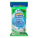《ジョンソン》 スクラビングバブル 流せるトイレブラシ フローラルソープ 替えブラシ 12個