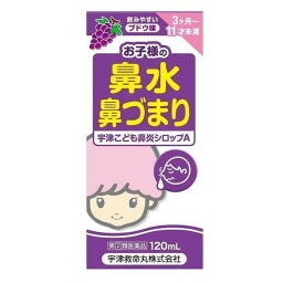 【指定第2類医薬品】《宇津救命丸》 宇津こども鼻炎シロップA 120ml