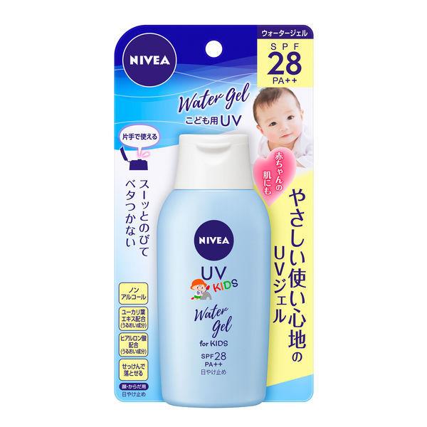 《花王》 ニベアサン　ウォータージェル こども用　120g　SPF28/PA+++　顔・からだ用 返品キャンセル不可 1