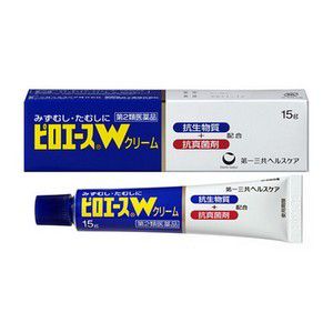 【第2類医薬品】 《第一三共》 ピロエースWクリーム 15g (水虫治療薬)