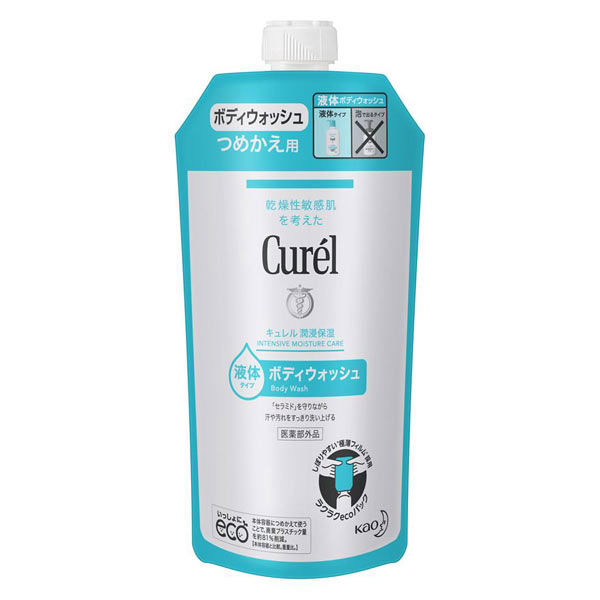 【医薬部外品】《花王》 キュレル ボディウォッシュ つめかえ用 340mL (ボディウォッシュ) 返品キャンセル不可