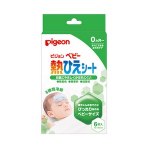 《ピジョン》 ピジョンベビー 熱ひえシート 6枚入（2枚入×3包） 0ヵ月〜