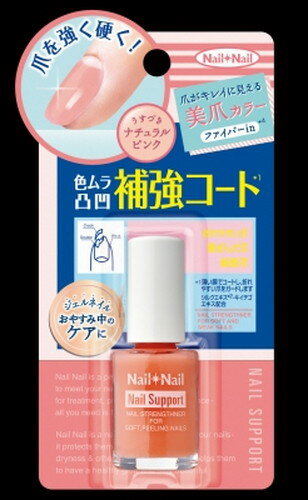 ネイルネイル ネイルサポート ピンク 6ml メール便対応商品 代引不可