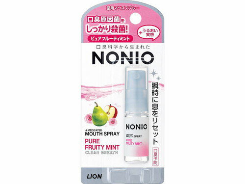 ●殺菌成分L（エル）−メントールが口臭原因菌をしっかり殺菌し、口臭の発生を防ぐ。●湿潤剤ポリグルタミン酸配合。お口がしっとりうるおう。●手のひらサイズのコンパクトなスプレータイプだから、いつでもどこでも瞬時に口臭ケアできる。 &nbsp;規格詳細 　 &nbsp;発売元 ライオン &nbsp;広告文責 &nbsp;(株)せいき　薬剤師　大黒　貴和　0721-50-0232　日本製　 日用品 製造・取扱中止・長期欠品の場合はキャンセル処理をさせて頂く場合がございます。 パッケージデザイン等は予告なく変更されることがあります。予めご了承下さい。 メーカー取り寄せのため、ご注文確定後、3〜7日以内に発送予定（土日祝除く）。 期限がある商品は1年以上あるものを発送します。