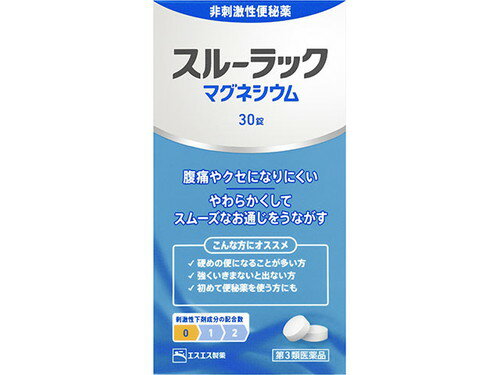 スルーラック　マグネシウム 30錠 第3類医薬品 メール便対応商品 代引不可