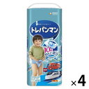 トレパンマン パンツ ブルー ビッグ（12kg〜22kg）男の子用 1ケース（30枚×4パック） ユニ・チャーム