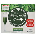 ◆商品説明◆ 国産のケールを使用し、食物繊維+ヤクルトのオリゴ糖を配合した大麦若葉青汁です。大分県国東半島の契約農家で、化学肥料・農薬を使用せず栽培した高品質なケールを使用。生葉は鮮度を保つために朝摘んで、新鮮なまま工場へ。畑から工場まで一貫製造によって、鮮度と品質にこだわっています。香料・保存料・着色料無添加。粉末タイプ。 規格詳細 &nbsp; 発売元 ヤクルトヘルスフーズ 広告文責 (株)せいき　薬剤師　大黒　貴和　0721-50-0232　日本製　健康食品 製造・取扱中止の場合はキャンセル処理をさせて頂く場合がございます。 パッケージデザイン等は予告なく変更されることがあります。予めご了承下さい。　