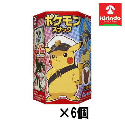 【6個セット】東ハト ポケモンスナック チョコレート味 23g×6個【軽減税率対象商品】' お菓子 チョコ 焼き菓子 スナック せんべい ポテチ クッキー