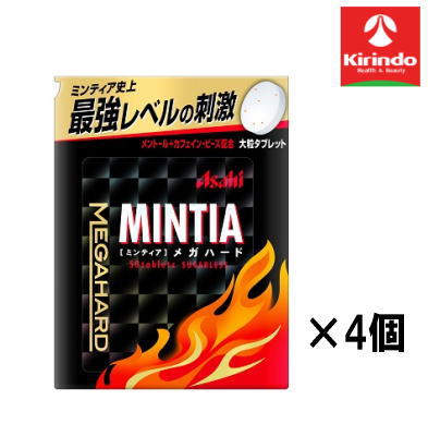 【4個セット】アサヒグループ食品 ミンティア メガハード 50粒（50g）×4個【軽減税率対象商品】' お菓子 チョコ 焼き菓子 スナック せんべい ポテチ クッキー