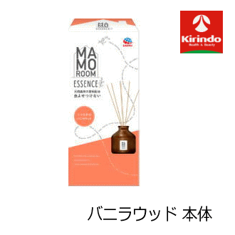 アース製薬 マモルームエッセンス 虫よけスティック くつろぎのバニラウッド 本体 70ml×1個 お部屋の虫よけ 忌避剤