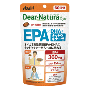 アサヒグループ食品 ディアナチュラスタイル EPA×DHA＋ナットウキナーゼ 60日分(240粒)※軽減税率対象