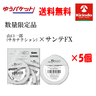 ゆうパケットで送料無料 5個セット 数量限定 山口一郎デザインパッケージ【第2類医薬品】 参天製薬 サンテFXネオ 12ml×5個 目薬 爽快 サンテFXneo ★セルフメディケーション税制対象商品（使用期限2025年4月）