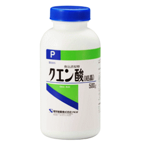 健栄製薬 クエン酸 結晶 500g※軽減税率対象