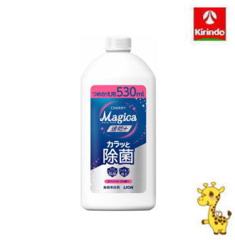 ライオン CHARMY Magica（チャーミーマジカ）速乾＋（プラス）カラッと除菌 ホワイトローズの香り つめかえ用 530ml