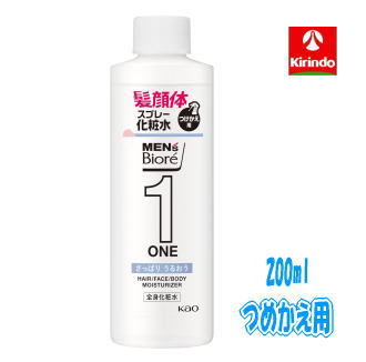 花王 メンズビオレONE 全身化粧水スプレー さっぱり つけかえ用 200ml 花王 メンズビオレONE 全身化粧水スプレー さっぱり つけかえ用 200ml