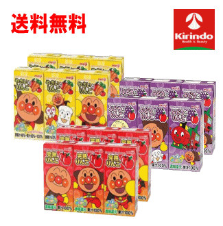 送料無料 アソート6パックセット 明治 アンパンマンの完熟りんご・やさいとりんご・ぶどうとりんご 各1パック125mL×3本入り×2パックずつ3種の計6パックセット(バラ18本) 送料無料 アソート6パックセット 明治 アンパンマンの完熟りんご・やさいとりんご・ぶどうとりんご 各1パック125mL×3本入り×2パックずつ3種の計6パックセット(バラ18本)