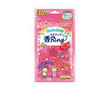 大日本除虫菊 虫よけ カオリングV ピンク 30個入