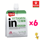 6個セット 森永製菓 inゼリー マルチビタミン 180g×6個セット 軽減税率対象商品