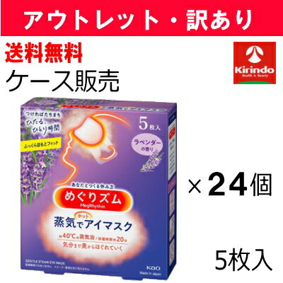 【アウトレット・訳アリ】12/9以降出荷予定 送料無料 24個セット 花王 めぐリズム 蒸気でホット ...