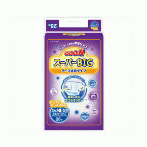 グーン（グ～ン）GOON スーパーBIG（ビッグ）テープ 28枚入