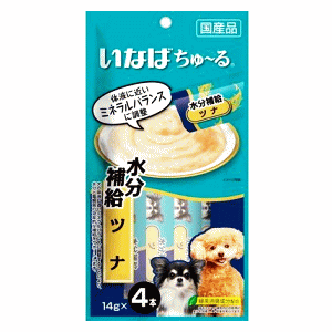 いなばペットフード ワン ちゅ〜る 水分補給 ツナ 14g×4本入