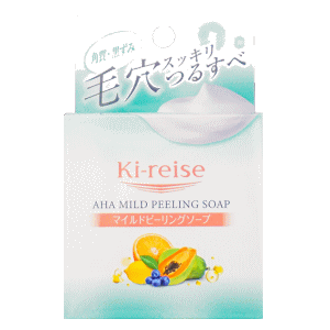 送料無料 ki-reise キレイズ マイルドピーリングソープ 90g 1個 角質ケア石鹸 ki-reise キレイズシリーズ キリン堂 人気コスメ