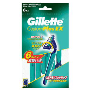 P&G ジレット カスタムプラスEX 首振式 6本入 P&G ジレット カスタムプラスEX 首振式 6本入