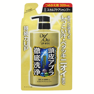 ロート製薬 デ・オウ 薬用スカルプケアシャンプー つめかえ用 320ml 【医薬部外品】