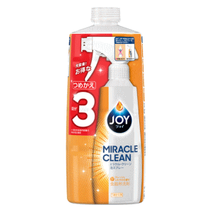 P&G ジョイ ミラクルクリーン 泡スプレー フレッシュシトラス 詰替用 3回分 690ml