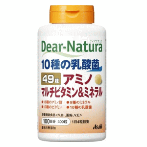 アサヒグループ食品 ディアナチュラスタイル 49アミノ マルチビタミン&ミネラル 400粒(100日分) 【栄養機能食品】