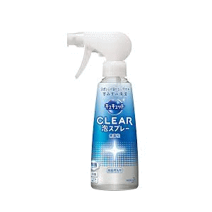 【期間限定価格】花王 キュキュット CLEAR 泡スプレー無香性 本体300ml×1個 【2021.05】