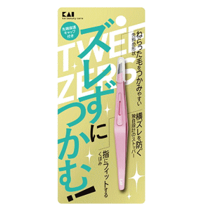 貝印 ズレずにつかむ毛抜き ピンク 貝印 ズレずにつかむ毛抜き ピンク