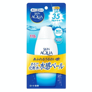 ロート製薬 スキンアクア モイスチャージェル SPF35 PA 110g×1個 日焼け止め UVケア 紫外線