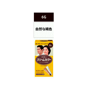 パオンクリームカラー 6G自然な褐色※パッケージリニューアルに伴いパッケージが変更されている場合があります。ご了承ください。