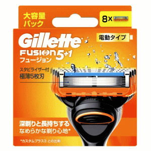 P&G ジレット フュージョン 電動 替刃 8個入 P&G ジレット フュージョン 電動 替刃 8個入