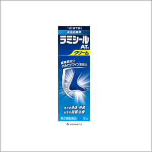 【第(2)類医薬品】ノバルティスファーマ ラミシールATクリーム 10g×1 1日1回で効く【水虫薬】商品】　★セルフメディケーション税制対象商品