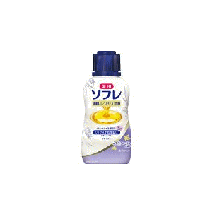 バスクリン 薬用ソフレ 濃厚しっとり入浴液 ホワイトフローラルの香り 480mL (医薬部外品)