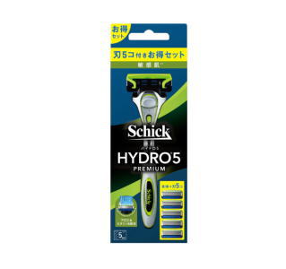 Schick(シック)ハイドロ5 プレミアム 敏感肌用 コンボパック ホルダー 本体(刃付き)+替刃4コ Schick(シック)ハイドロ5 プレミアム 敏感肌用 コンボパック ホルダー 本体(刃付き)+替刃4コ