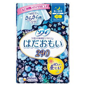 ユニ・チャーム ソフィ はだおもい 多い夜用 羽つき 29cm(16枚入)