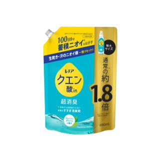 P&G レノア クエン酸in超消臭フレッシュグリーンの香り 詰め替え特大 690ml