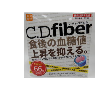 送料無料 健美舎 楽美健快 C.D.ファイバー 大容量 6g×66袋入(66日分)×1個 機能性表示食品 軽減税率対象..