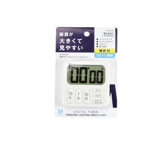 パール金属 計HAKARI 時計付デジタル