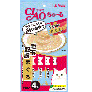 いなば CIAO ちゅ〜る 毛玉配慮 まぐろ 14g×4本入