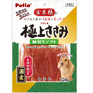 ペティオ 極上ささみ 細切りソフト 150gのサムネイル