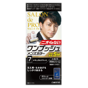 ダリヤ サロンドプロ ワンプッシュメンズカラー 白髪用 7:ナチュラルブラック 1剤・2剤各50g+シャンプー10ml(4)