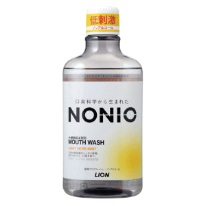ライオン ノニオ マウスウォッシュ ノンアルコール ライトハーブミント 600ml ライオン ノニオ マウスウォッシュ ノンアルコール ライトハーブミント 600ml