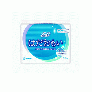ユニチャーム ソフィ はだおもい 多い昼～ふつうの日用 羽なし 32枚