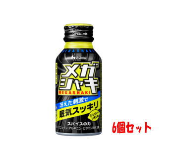 【6個セット】メガシャキ 100ml×6本【軽減税率対象商品】